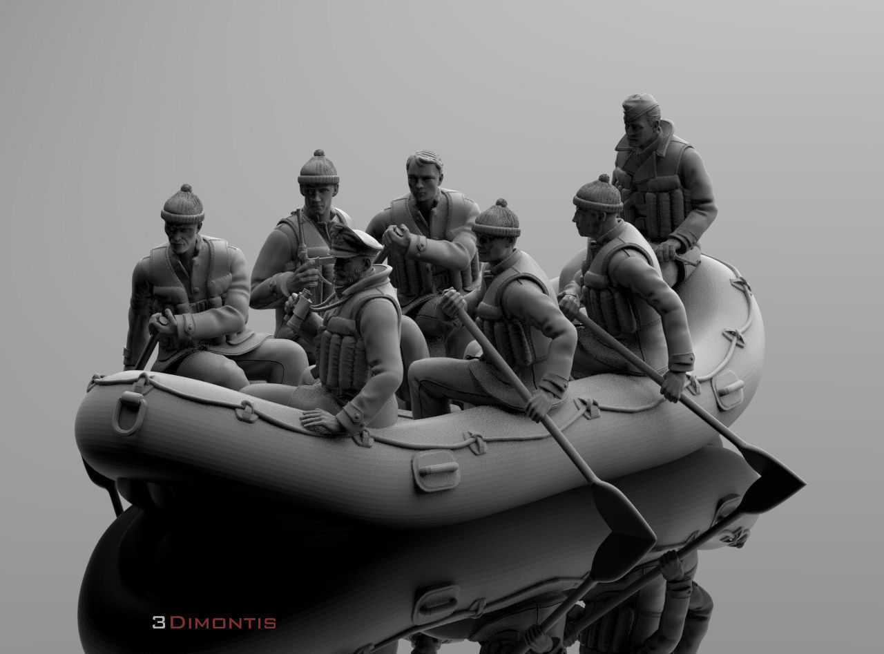german sailors ww2 3D print model_34