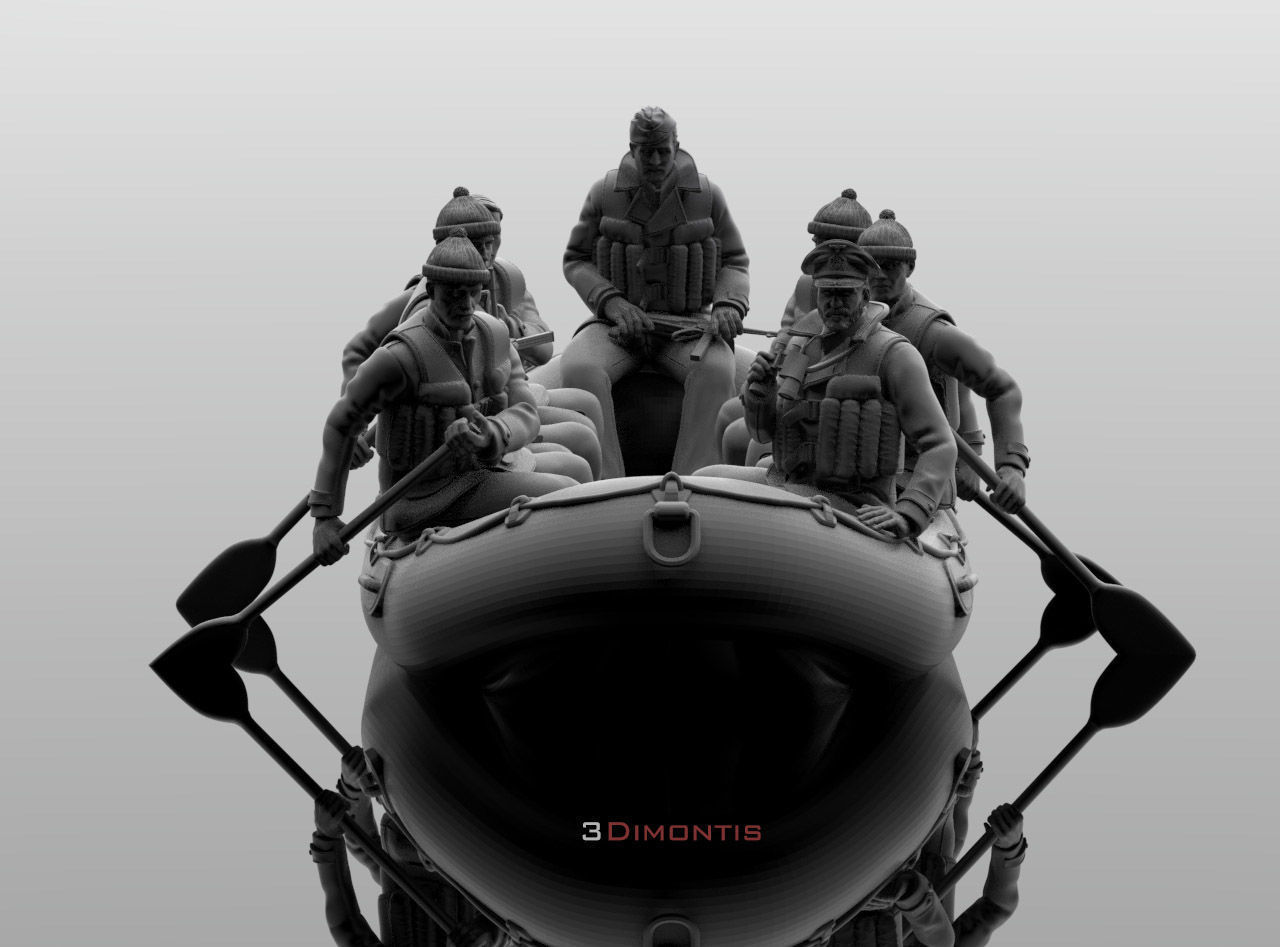 german sailors ww2 3D print model_36