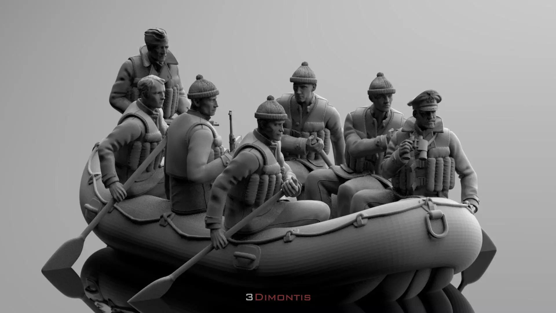 german sailors ww2 3D print model_0