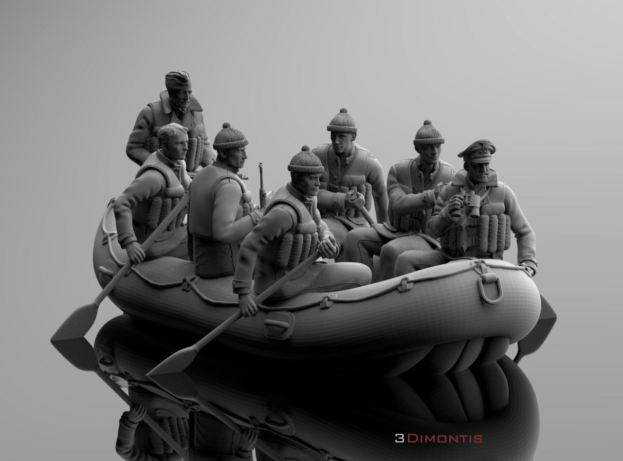 german sailors ww2 3D print model_41