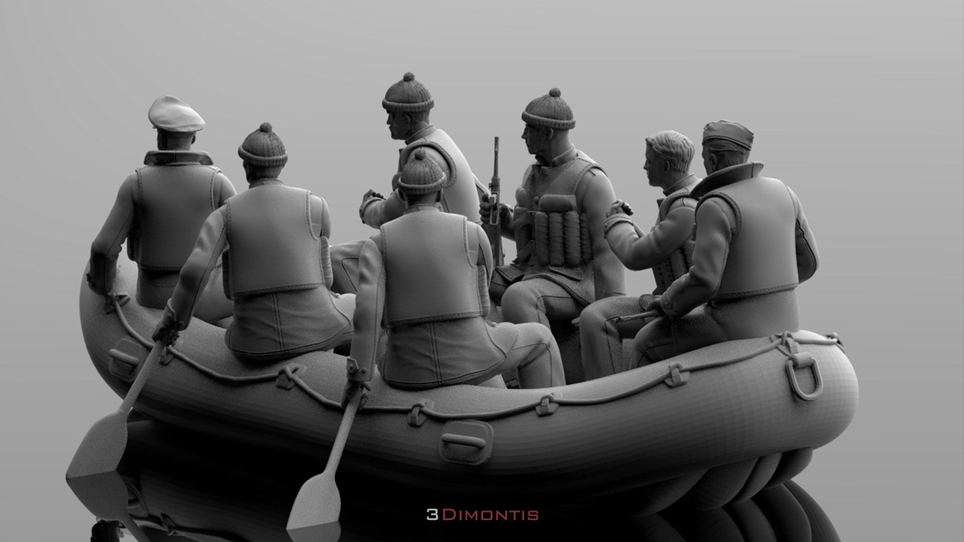 german sailors ww2 3D print model_6