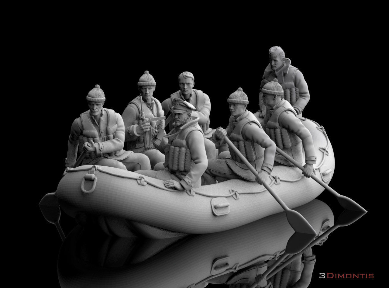 german sailors ww2 3D print model_43