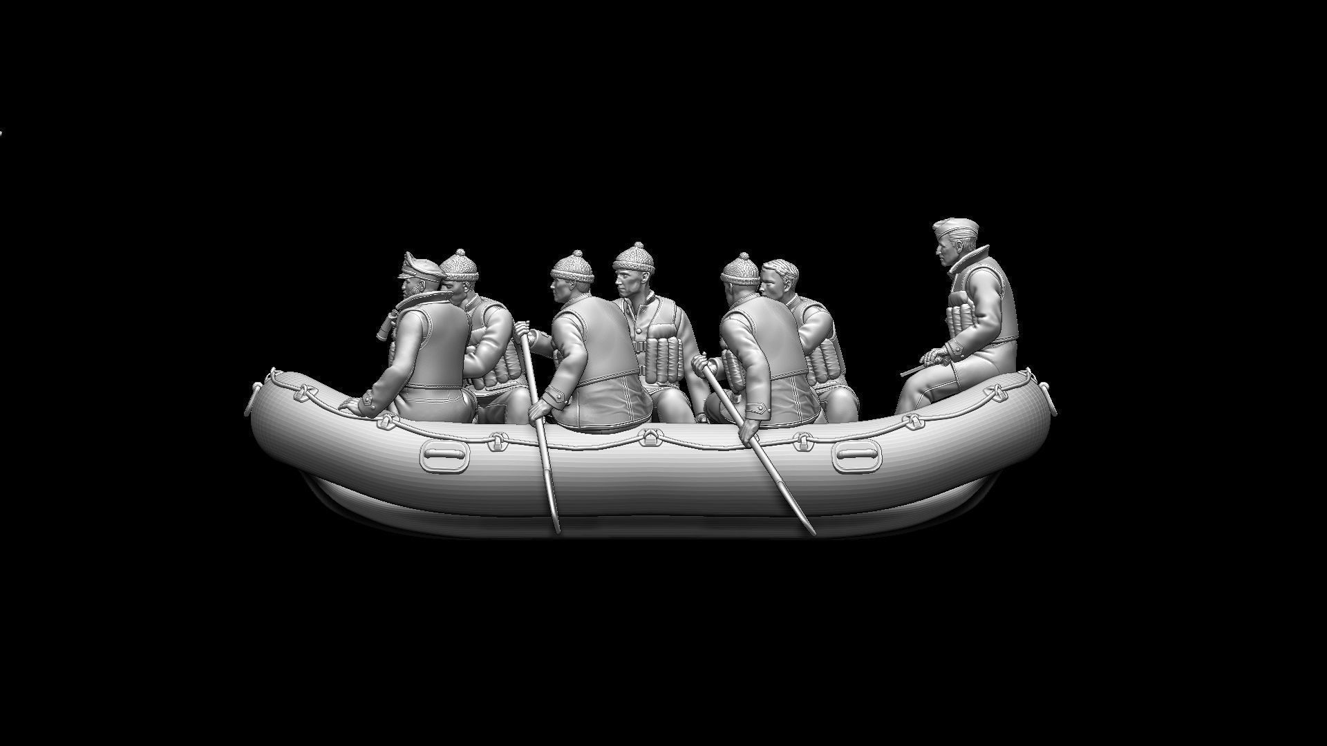 german sailors ww2 3D print model_30