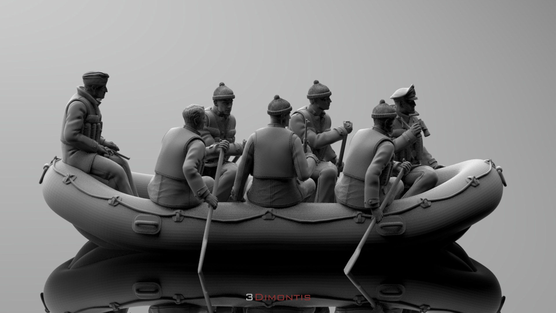 german sailors ww2 3D print model_21