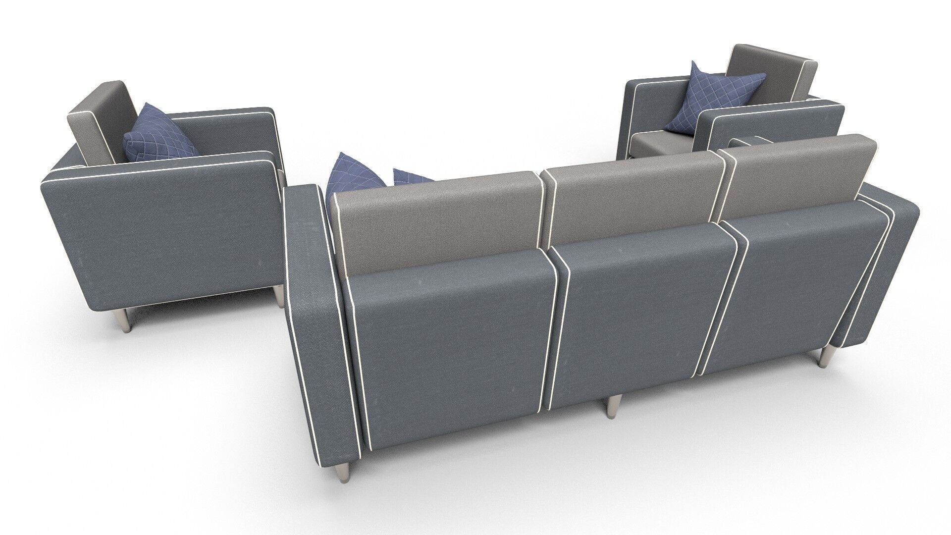 Sofa CG4 3D model_2