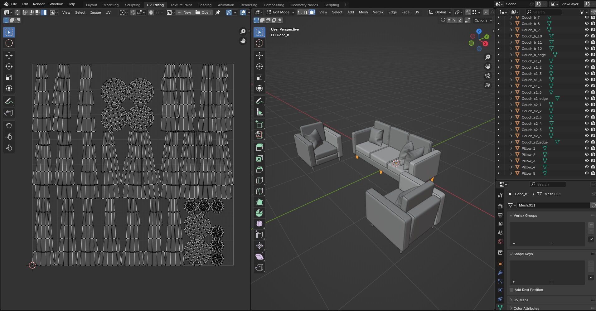 Sofa CG4 3D model_11