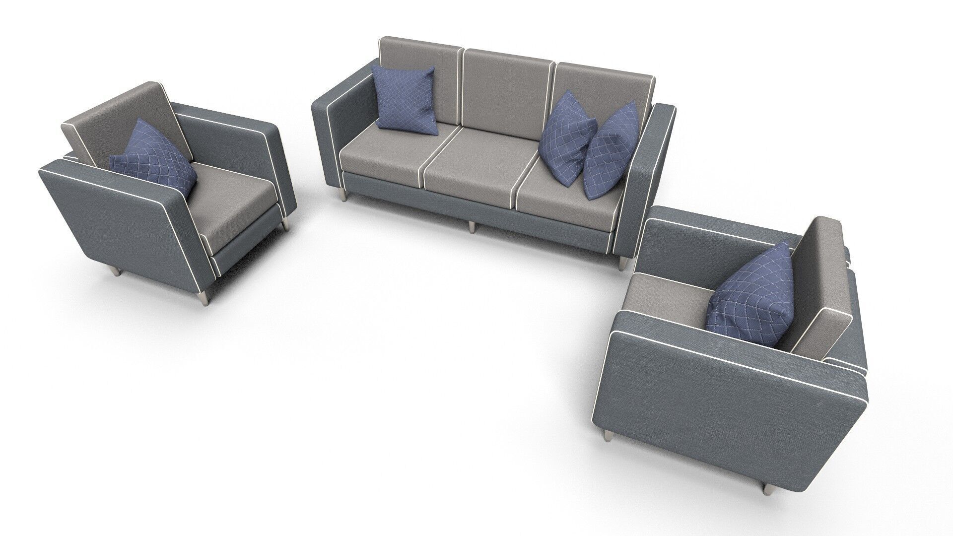Sofa CG4 3D model_1