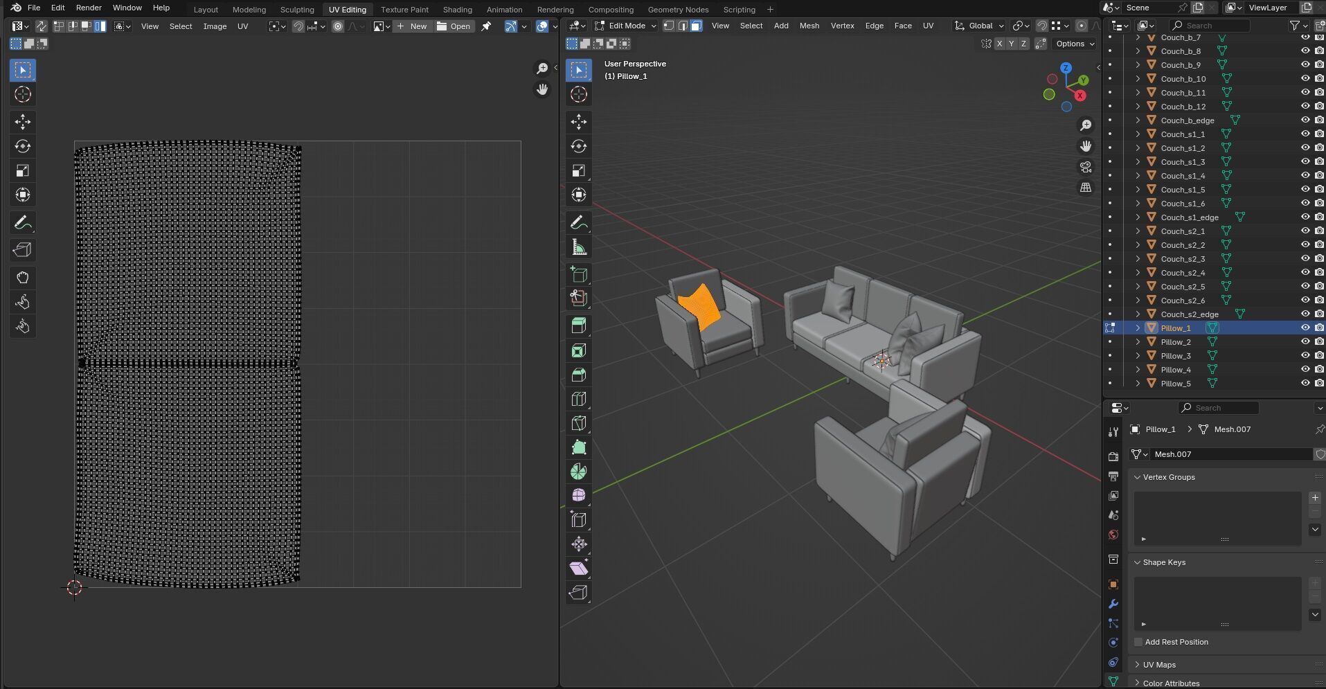 Sofa CG4 3D model_10