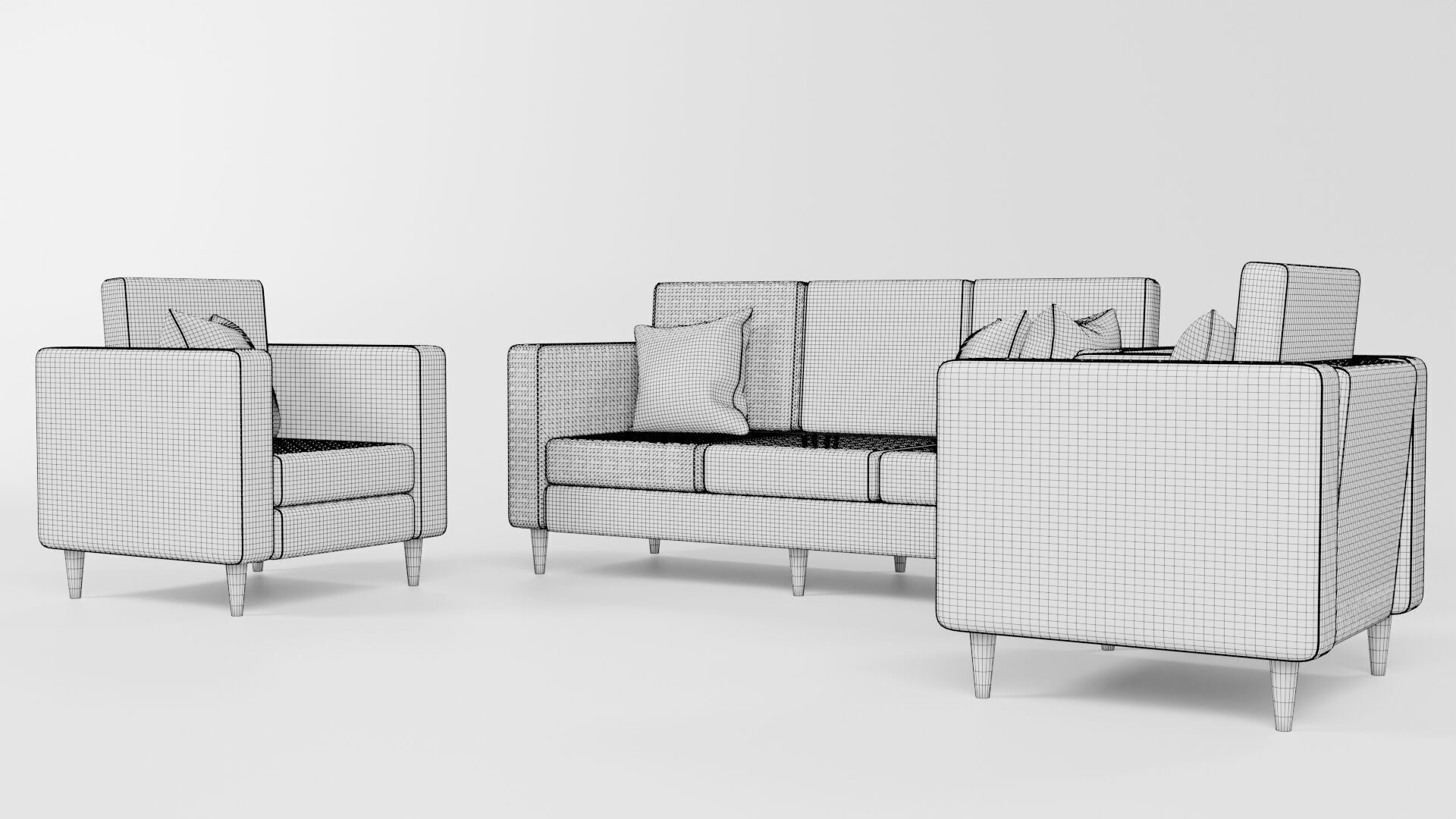 Sofa CG4 3D model_5