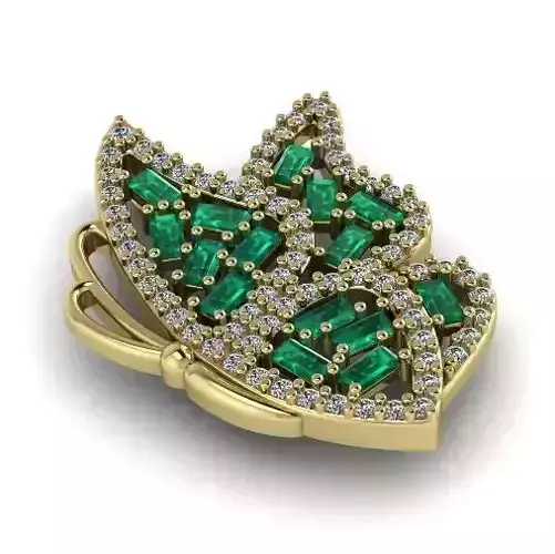 Pendant butterfly N011213