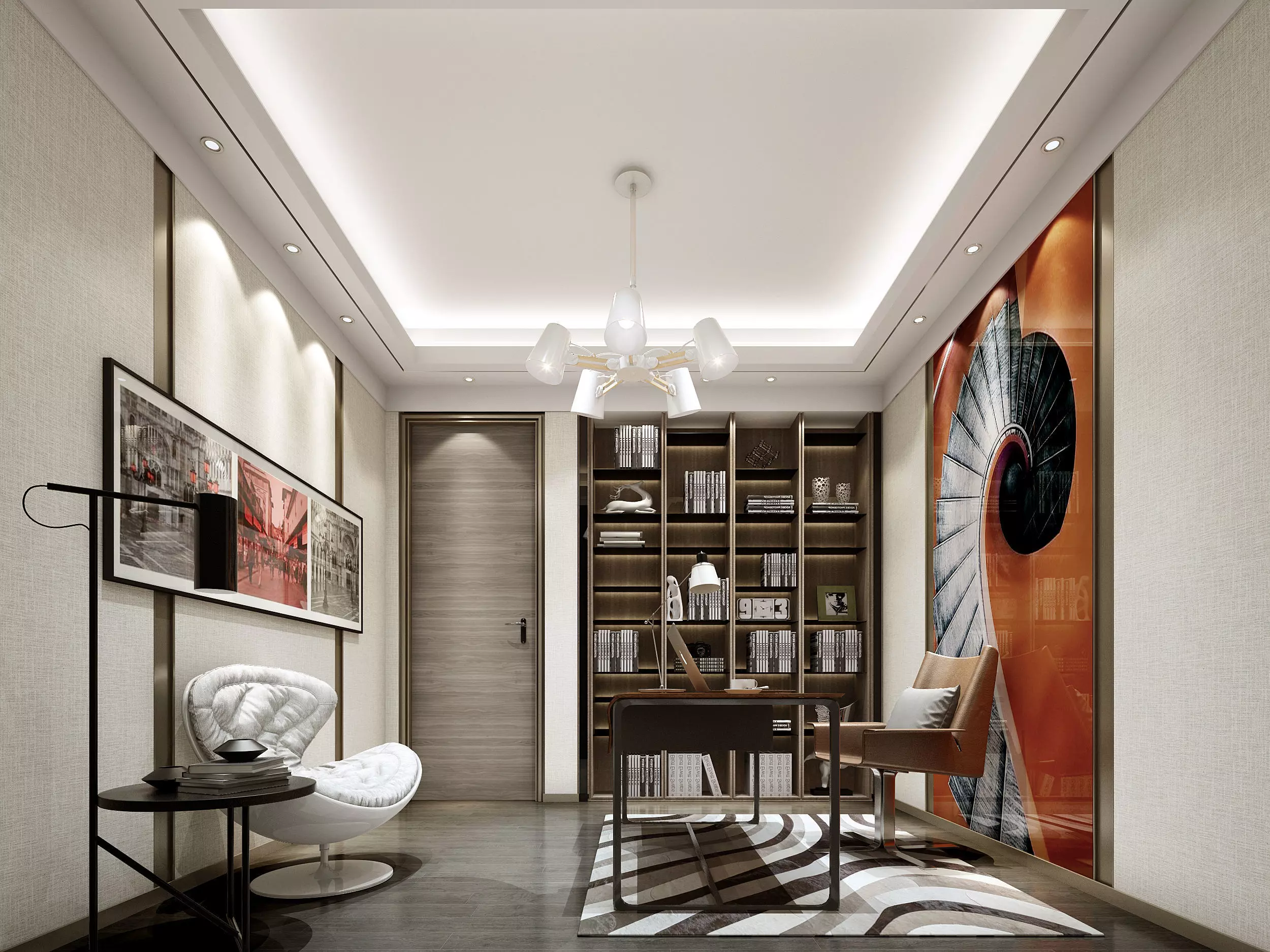 office room 3D model_0