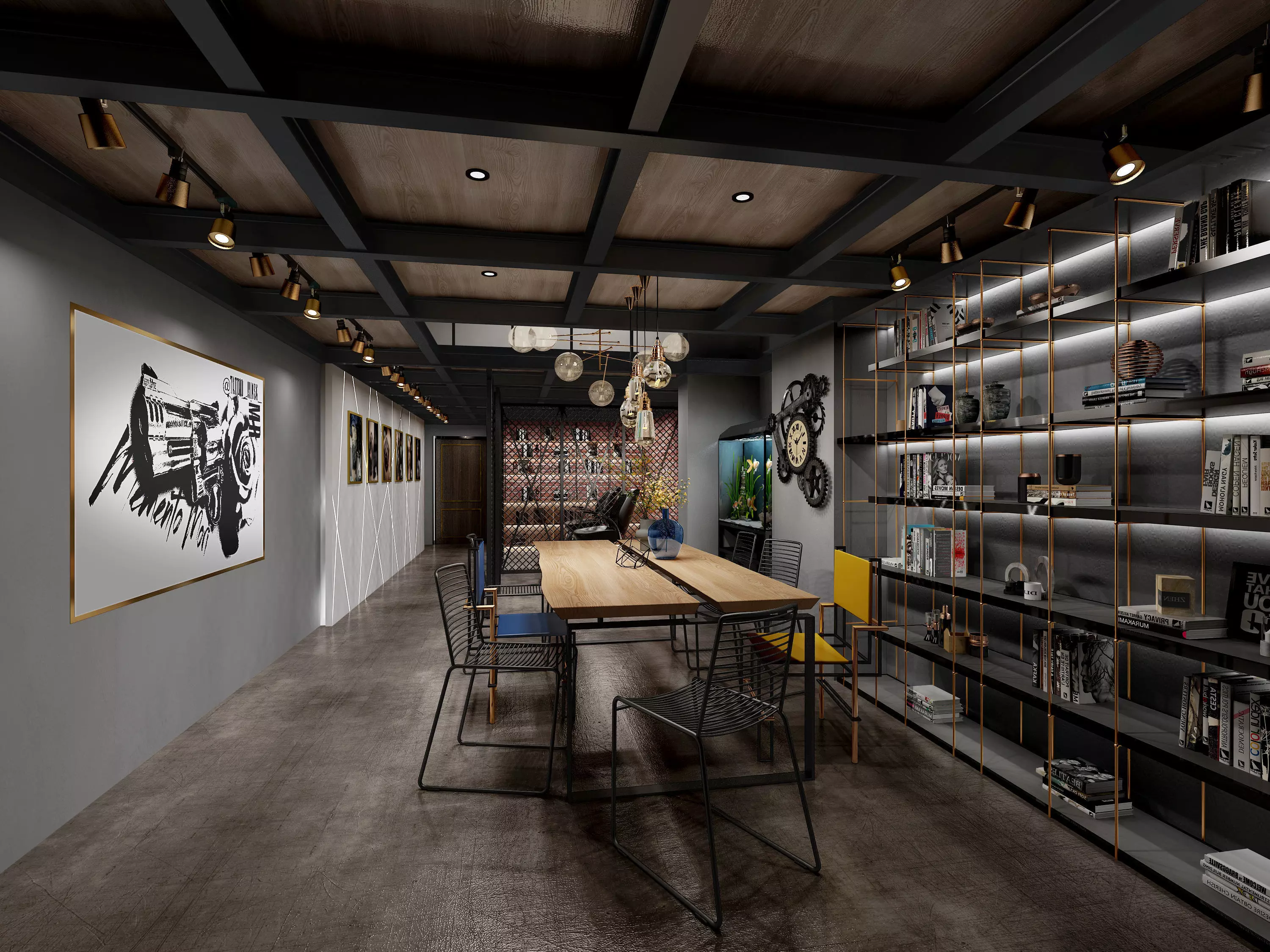 office room 3D model_0