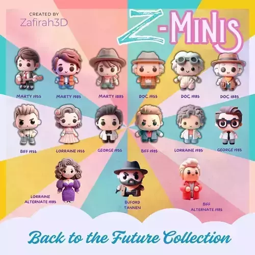 Z-Minis Back to the Future Collection