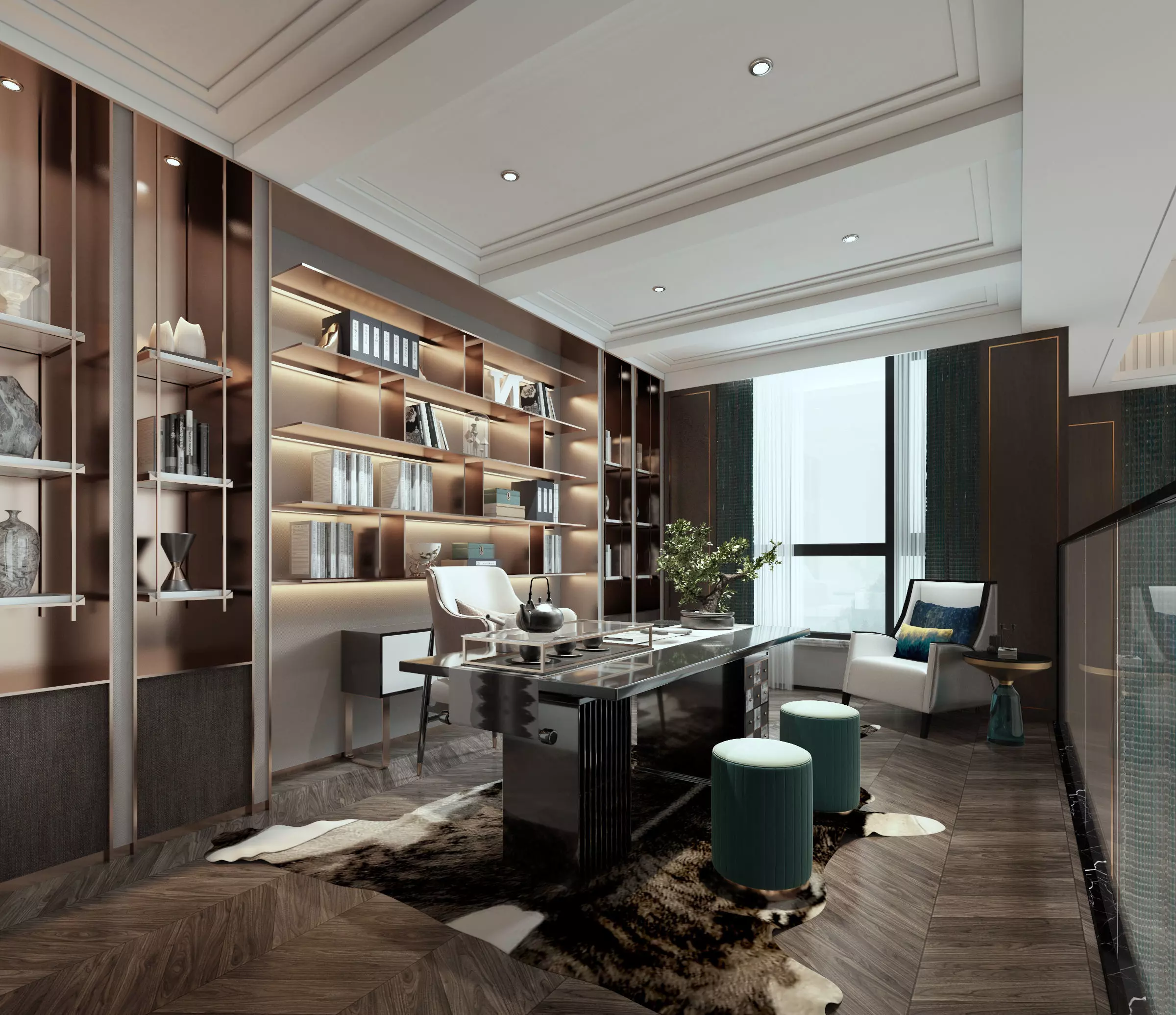 office room 3D model_0