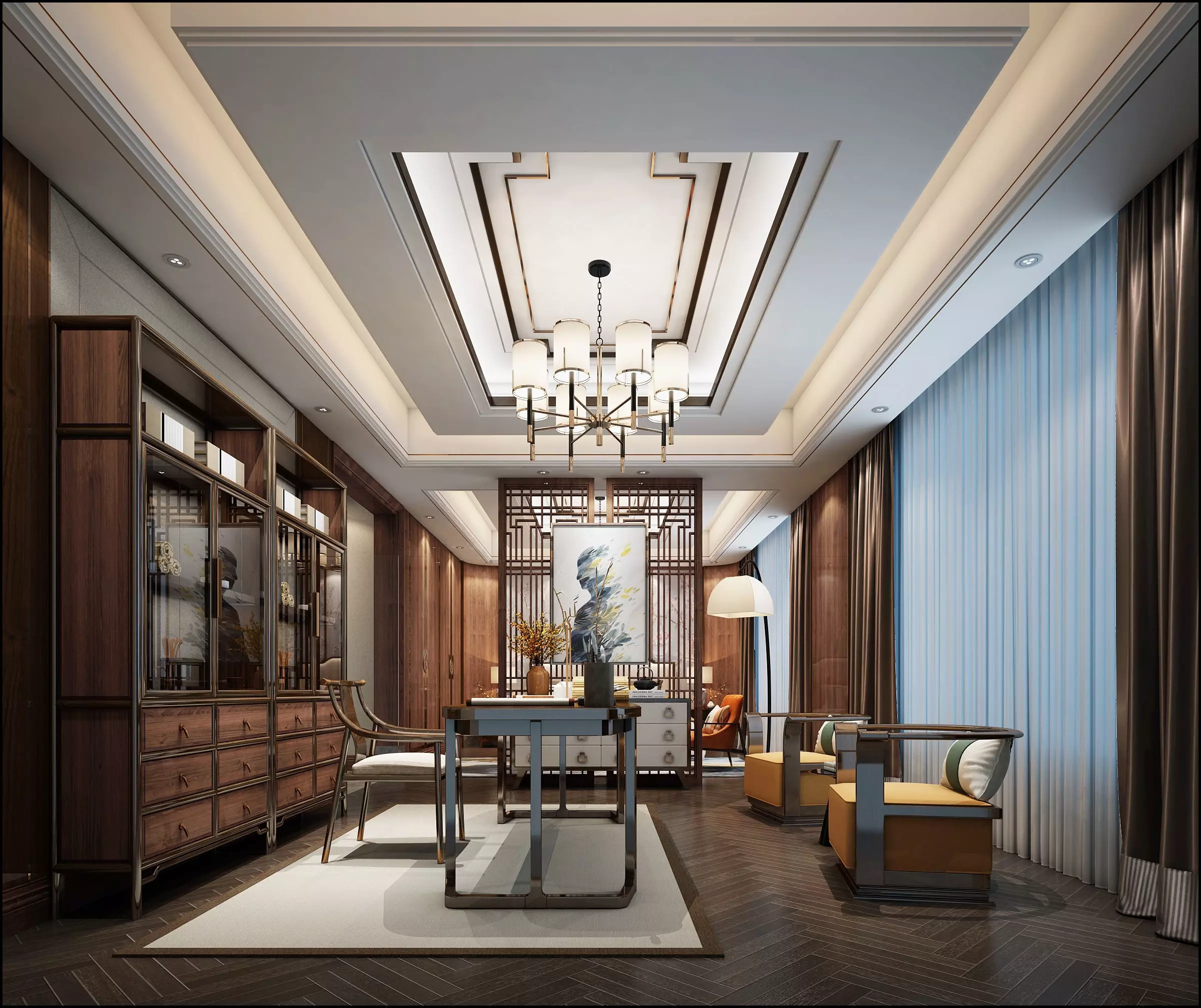 office room 3D model_0