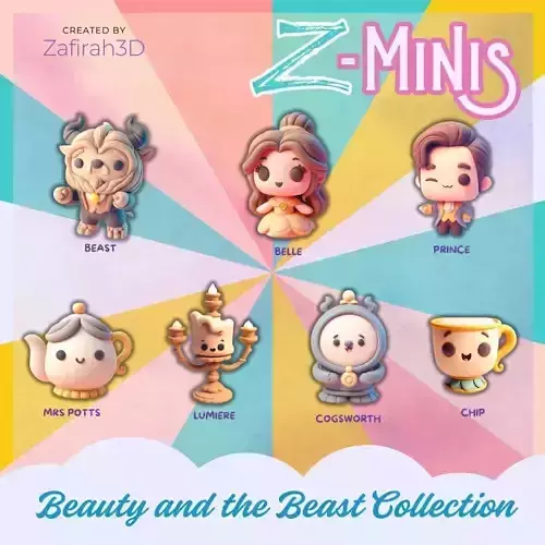 Z-Minis Beauty and the Beast Collection
