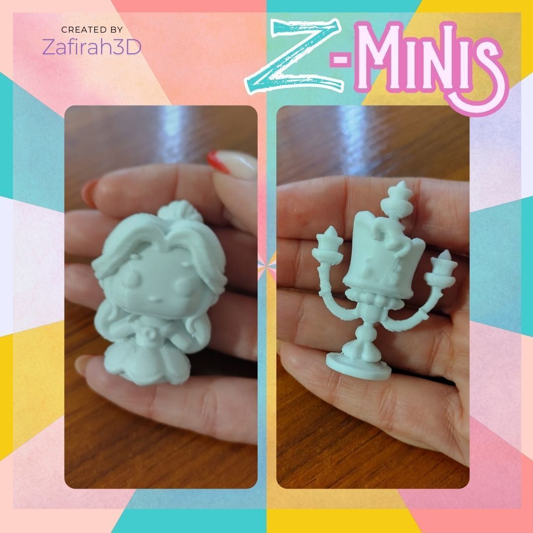 Z-Minis Beauty and the Beast Collection 3D print model_4