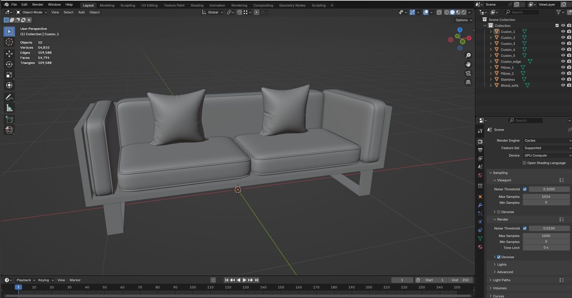 Sofa CG6 3D model_7