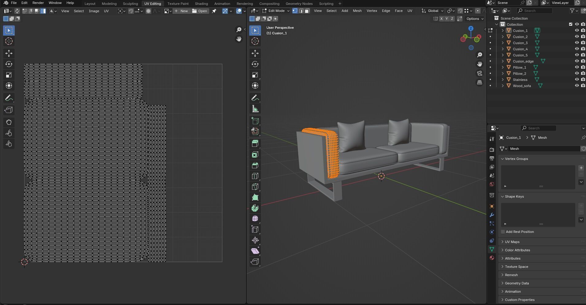 Sofa CG6 3D model_9