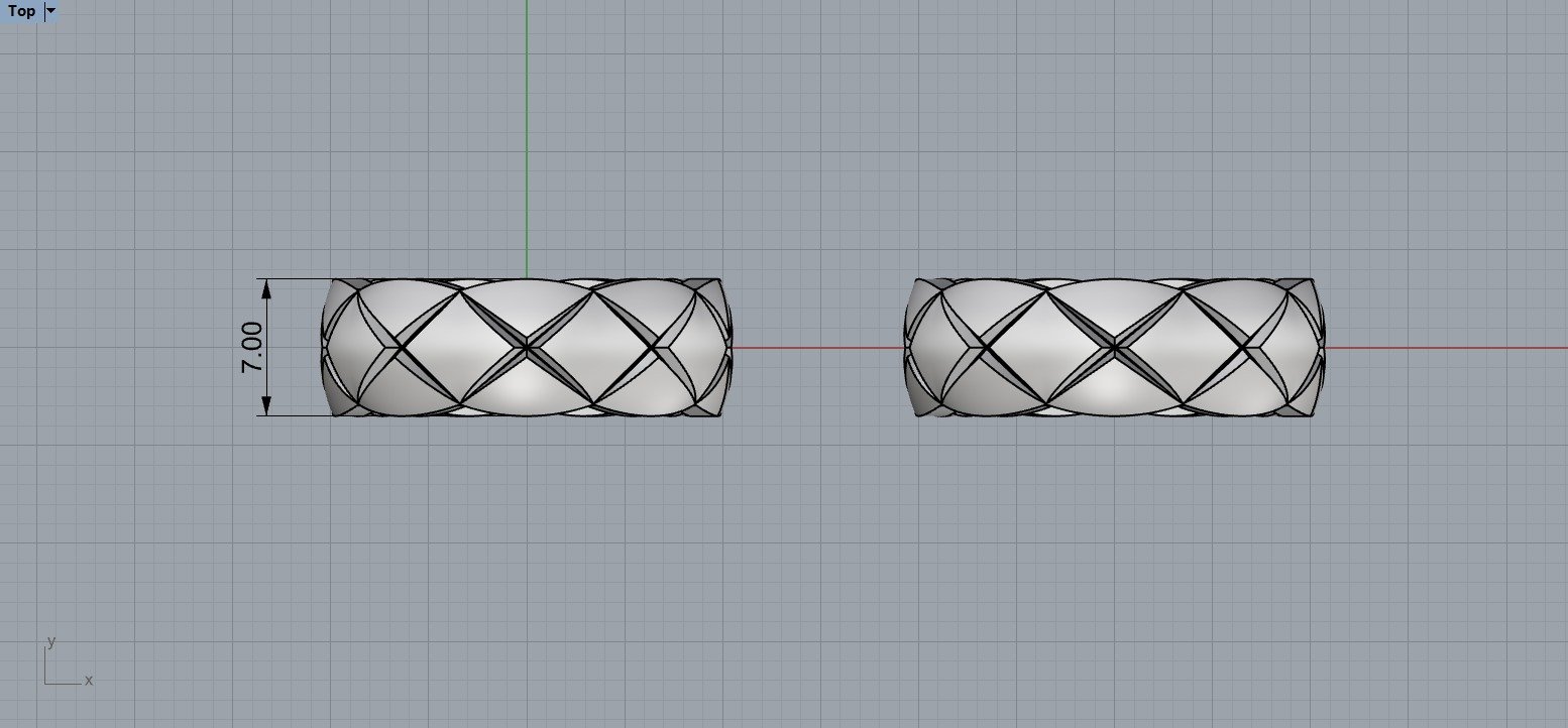 Coco Crush ring 17 - 17-5 Sizes N227 3D print model_7