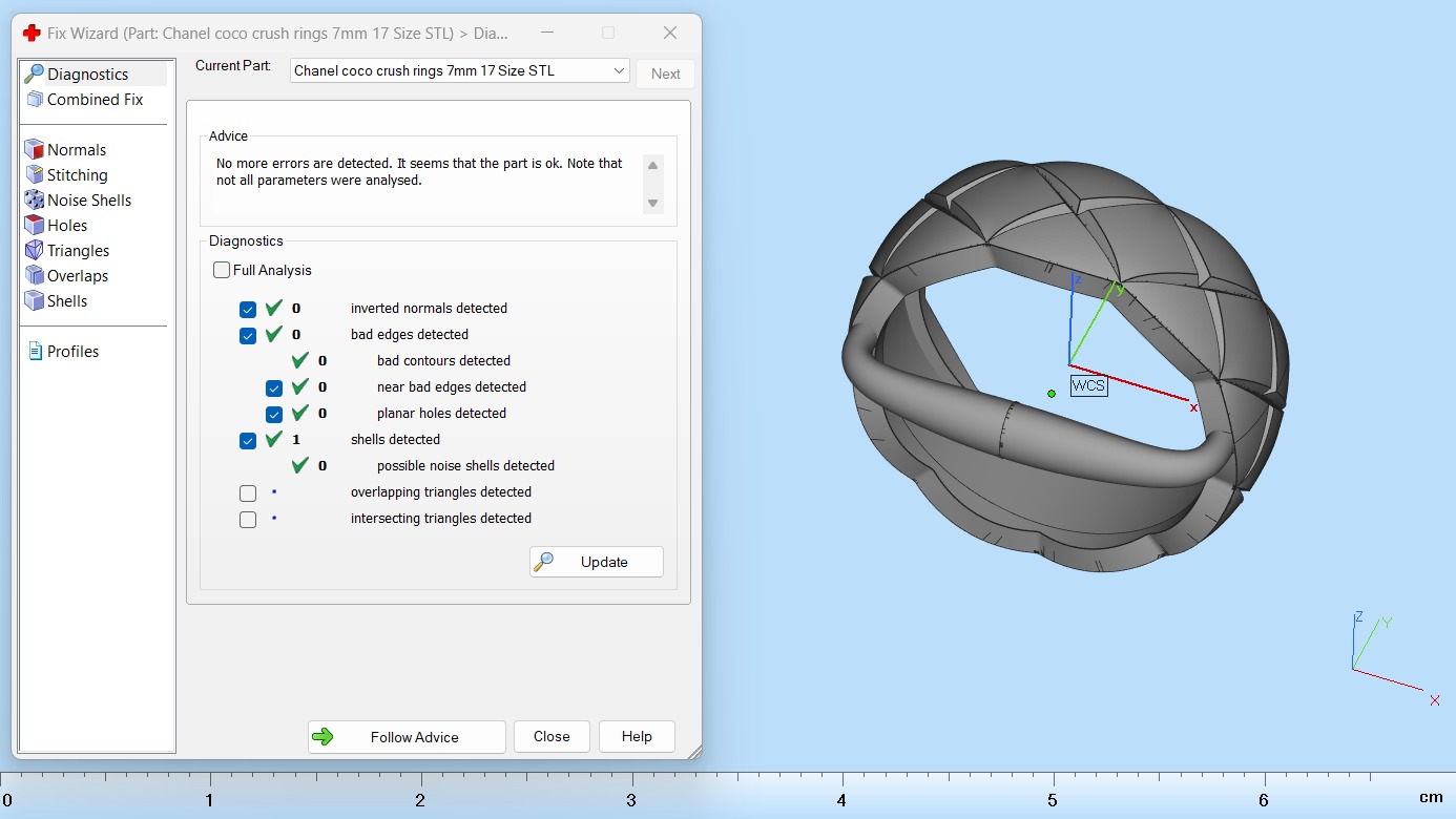 Coco Crush ring 17 - 17-5 Sizes N227 3D print model_9