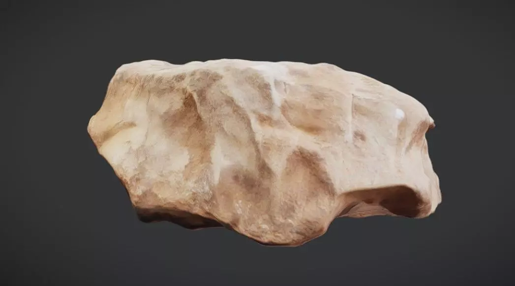 Rock stone 3D model_0