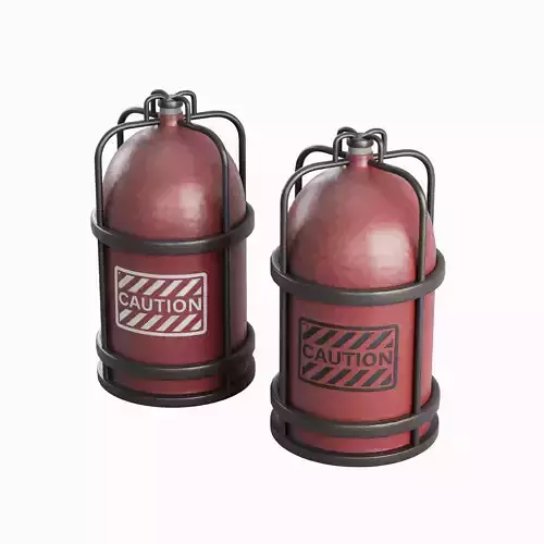 Gas Tank Set 3D model