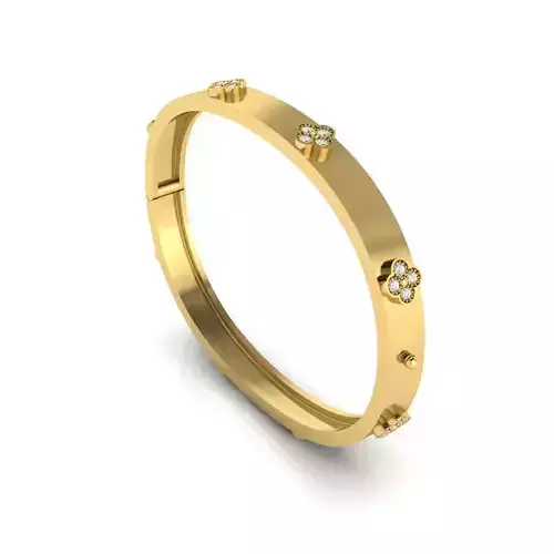 Van Cleef bracelet bangle 3D print model