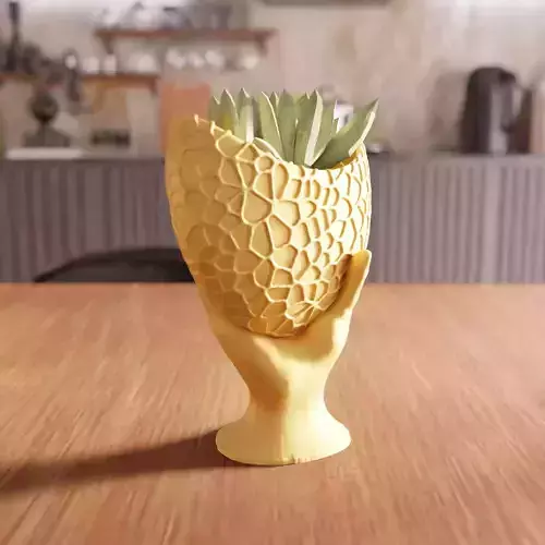 Hand Holding Planter - 058