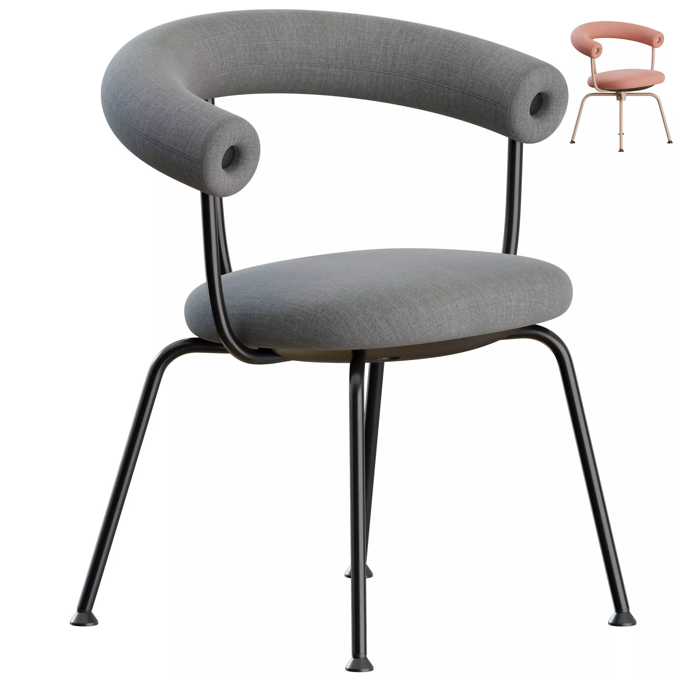 Bud Stack Chair by Foraform 3D model