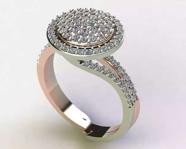 rings modular design or two parts that separated and reattached