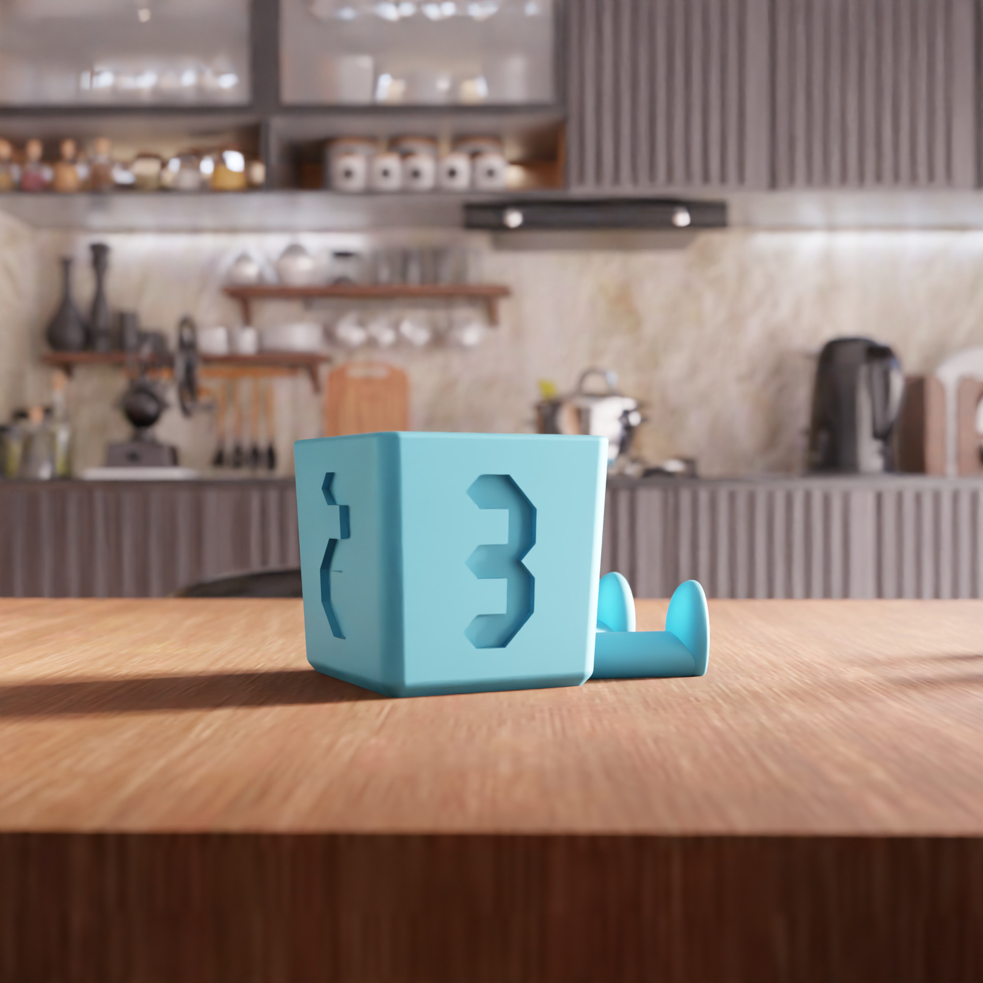 Sitting Cute Planter - 053 3D print model_6