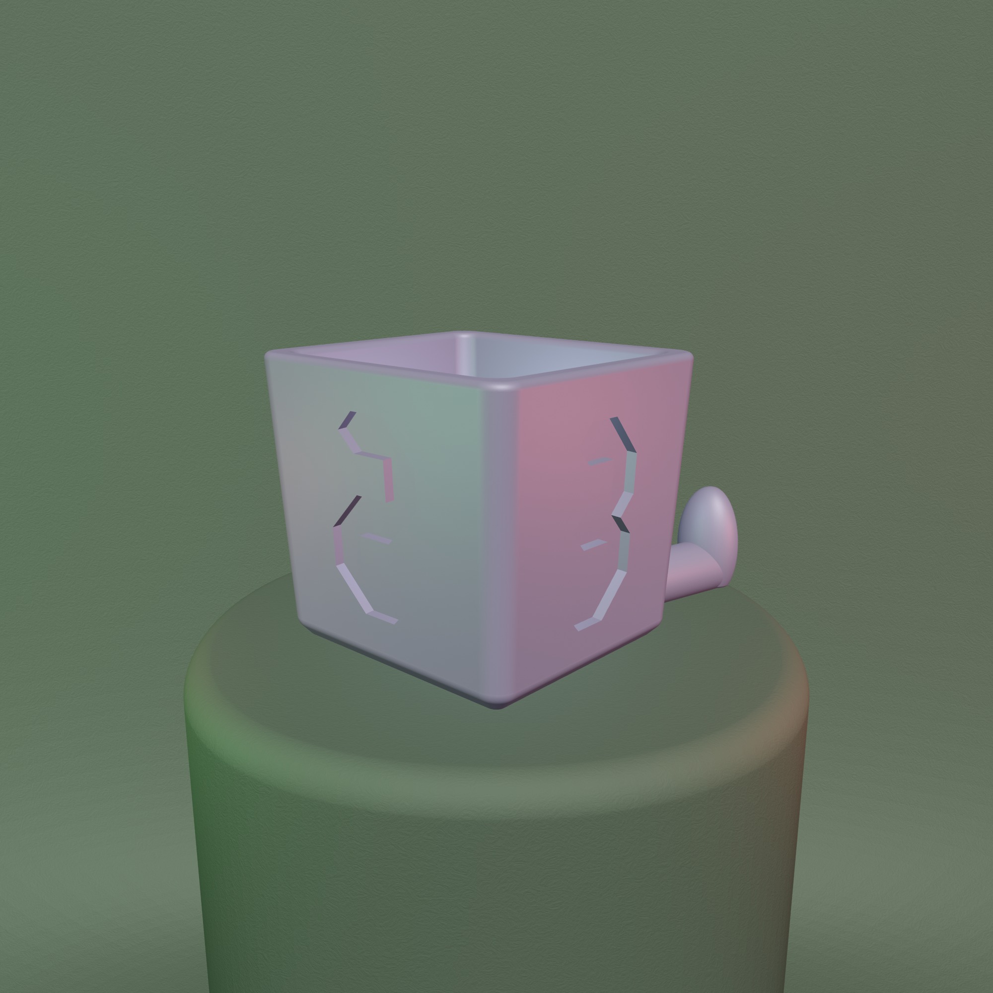 Sitting Cute Planter - 053 3D print model_14