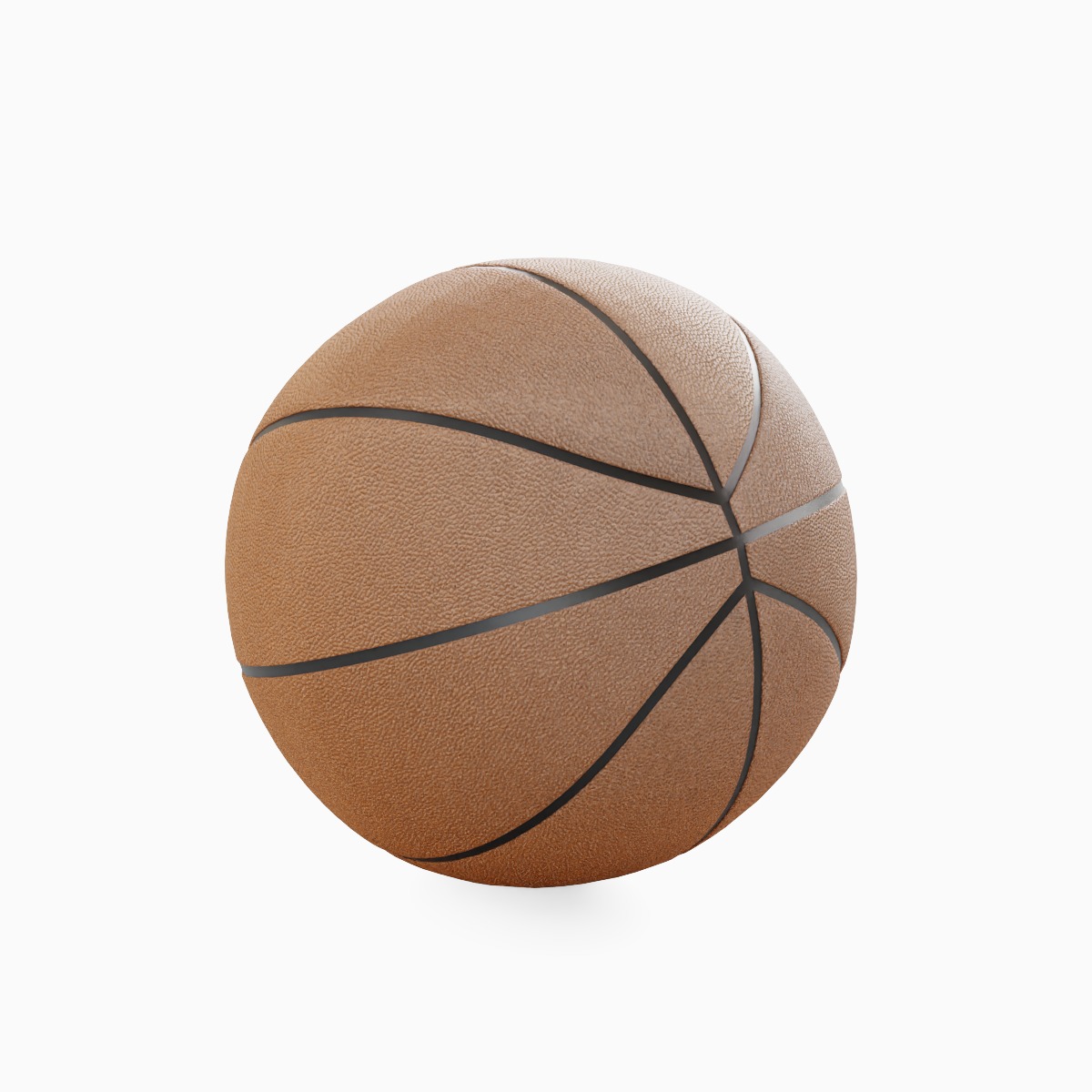 Basketball Ball Leather Set 3D model_7