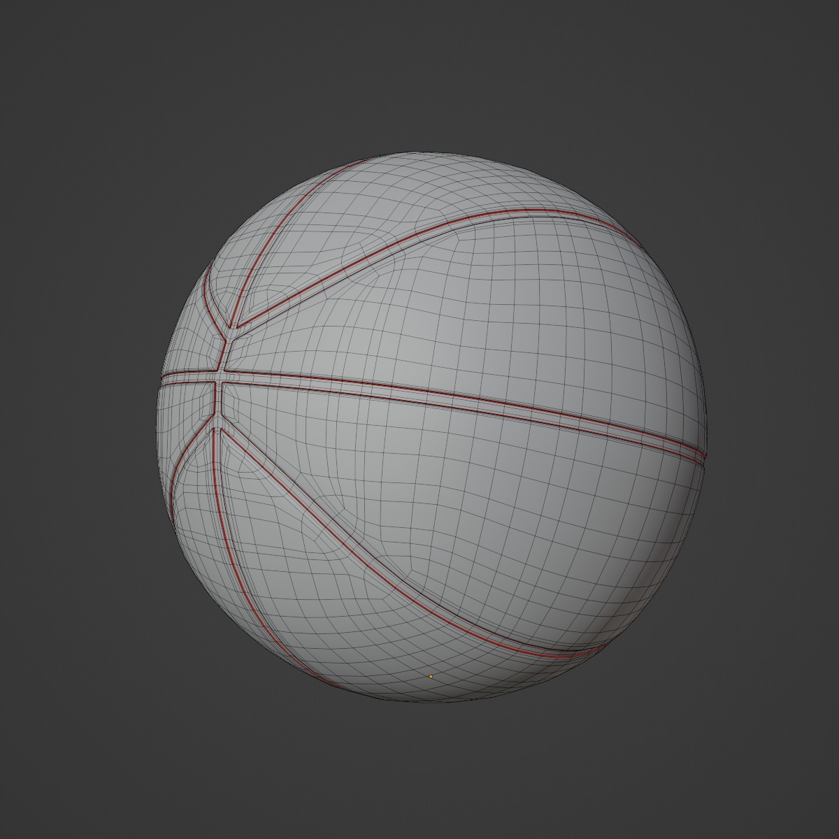 Basketball Ball Leather Set 3D model_15