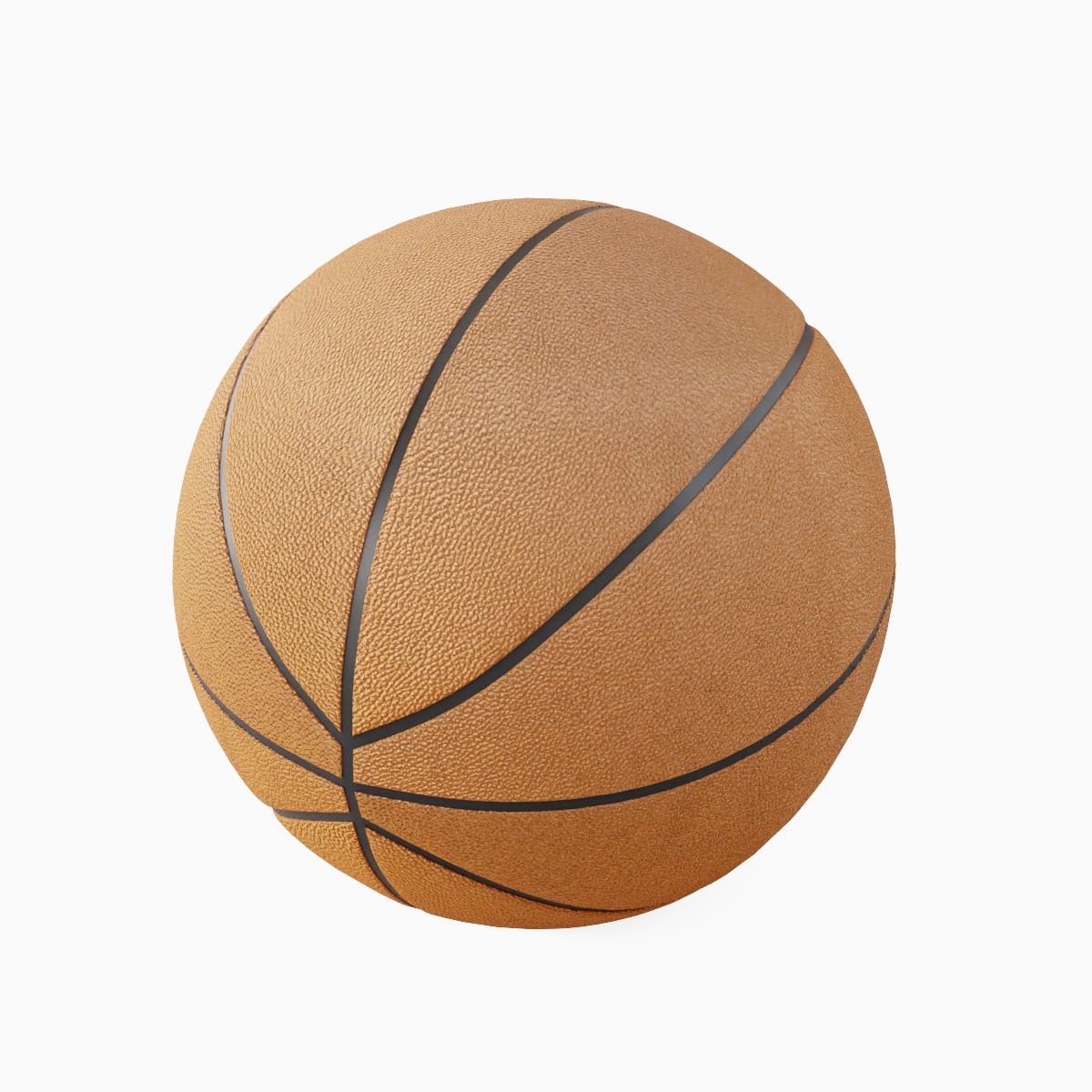 Basketball Ball Leather Set 3D model_9
