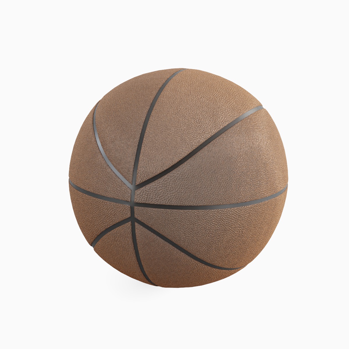 Basketball Ball Leather Set 3D model_12