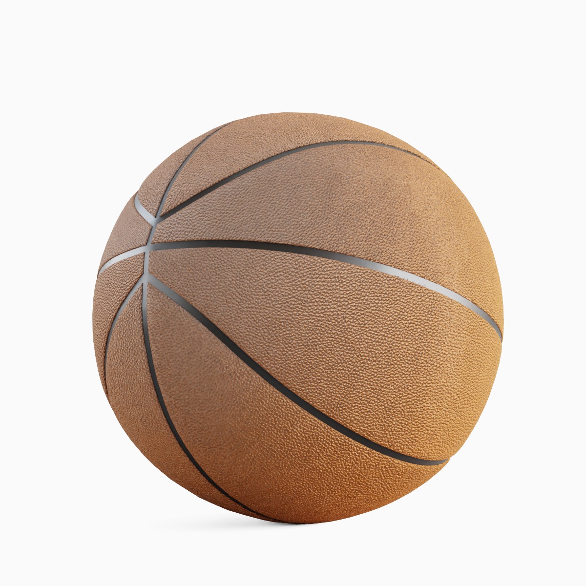 Basketball Ball Leather Set 3D model_6