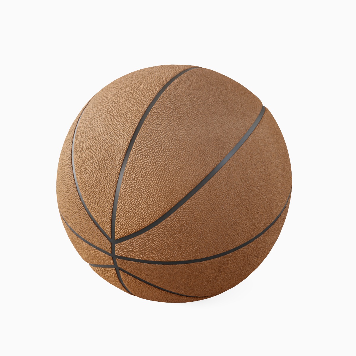 Basketball Ball Leather Set 3D model_13