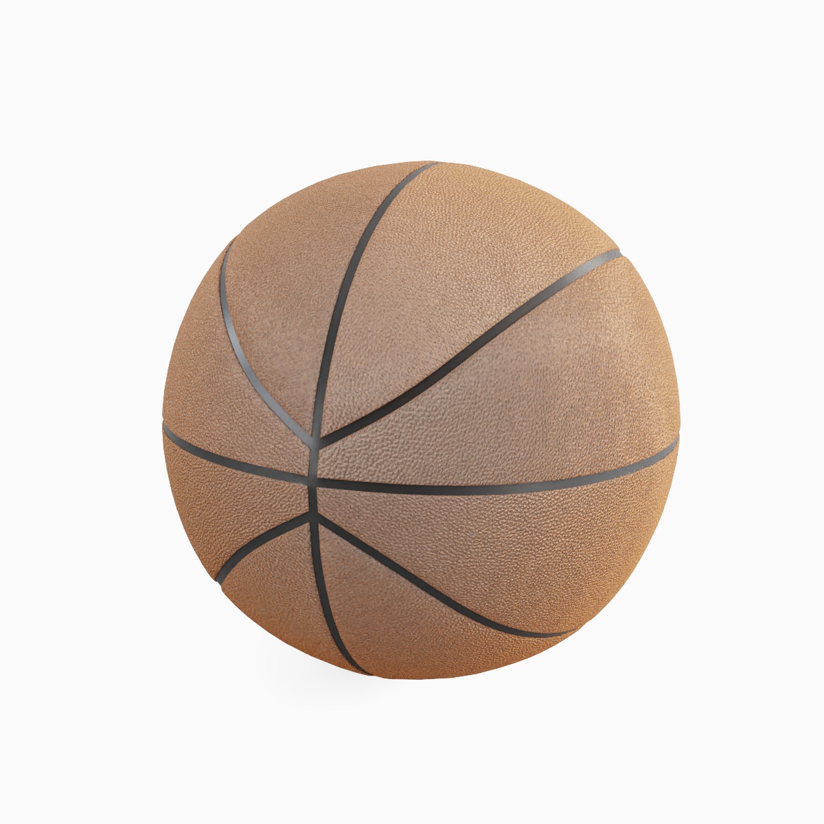 Basketball Ball Leather Set 3D model_8