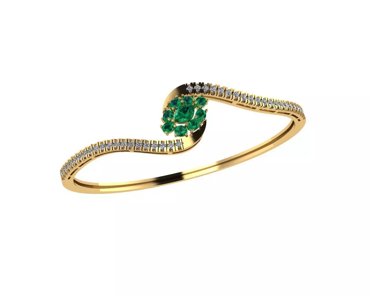 Fashion Bracelet 3D print model_0