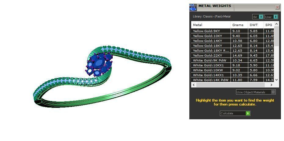 Fashion Bracelet 3D print model_4