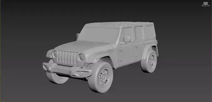 Jeep Wrangler Unlimited 2019 on a small scale