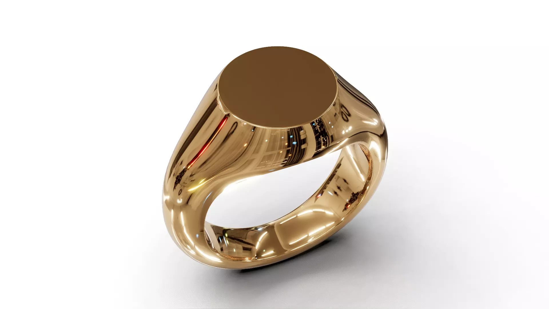 Signet Ring 3D print model_0