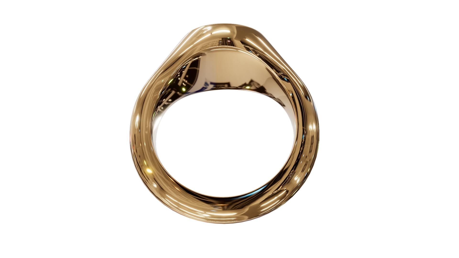 Signet Ring 3D print model_2