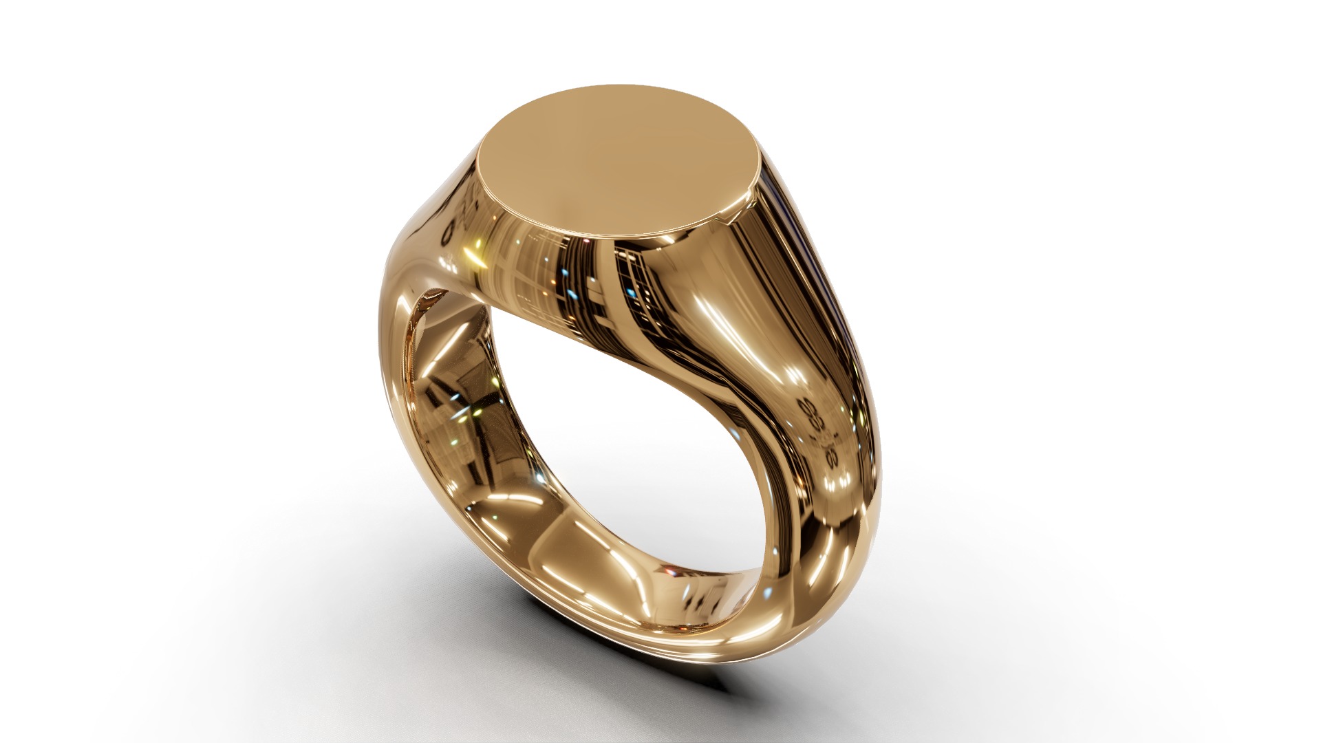 Signet Ring 3D print model_1