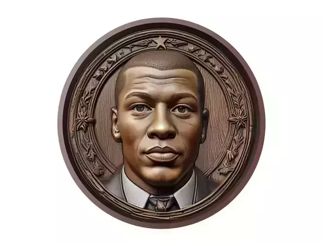 Kylian Mbappe Footballer Medallion