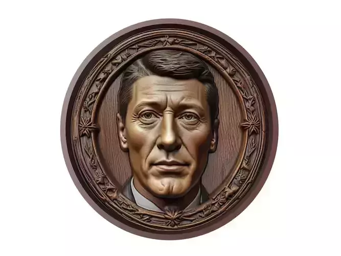 Robert Lewandowski Footballer Medallion