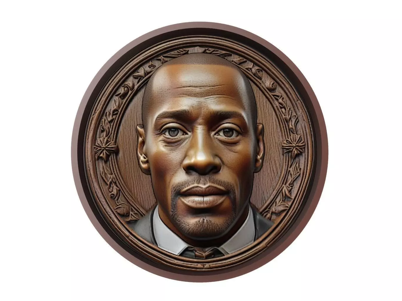 Thierry Henry Footballer Medallion 3D print model