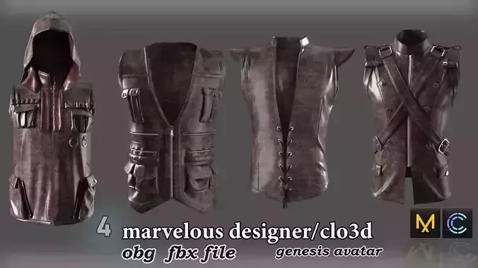 Mens clothing in the game in marvelous 